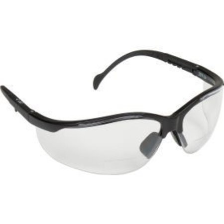 Pyramex V2 Readers® Safety Glasses Clear +1.5 Lens , Black Frame SB1810R15